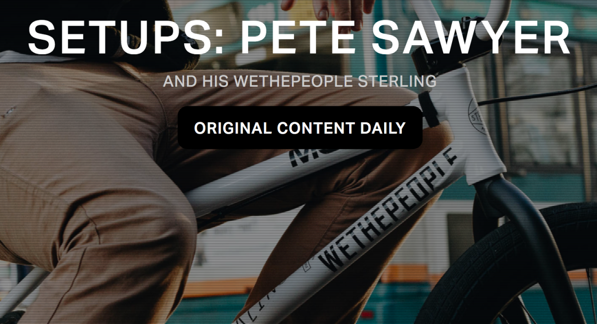 Pete Sawyer's Wethepeople Bike Check –
